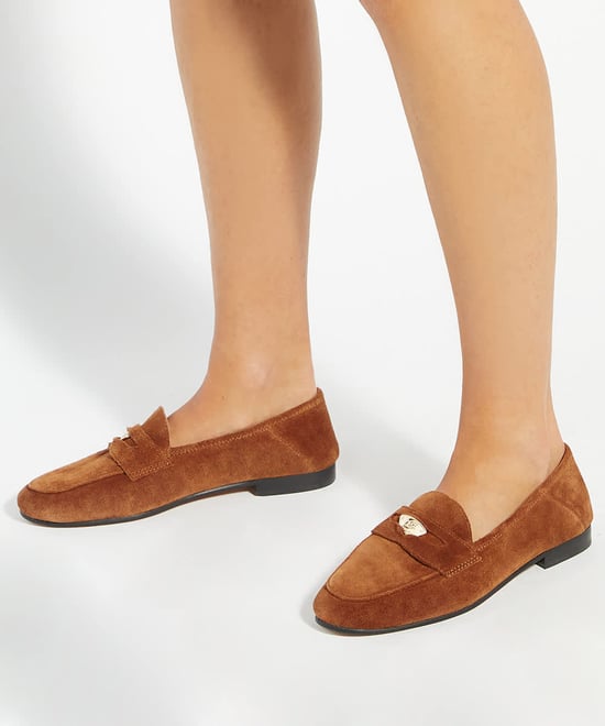 Dune Ladies Greek - Coin Penny Trim Crush Back Loafers - Image 3