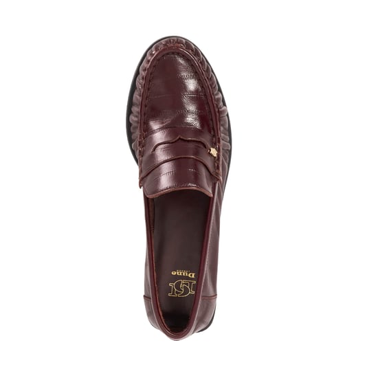Dune Ladies Grisella - Leather Slip On Ruched Toe Loafers - Image 4