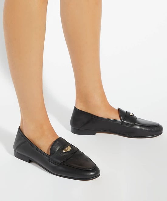 Dune Ladies Greek - Coin Penny Trim Crush Back Loafers - Image 3