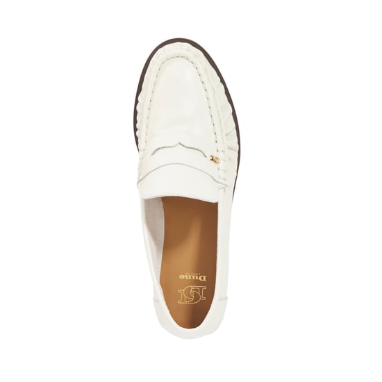 Dune Ladies Grisella - Leather Slip On Ruched Toe Loafers - Image 4