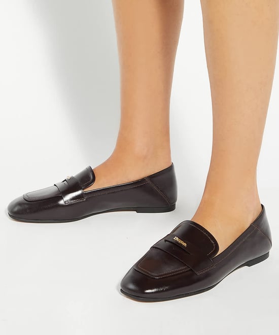 Dune Ladies Glances - Leather Crush Back Logo Penny Loafers - Image 3