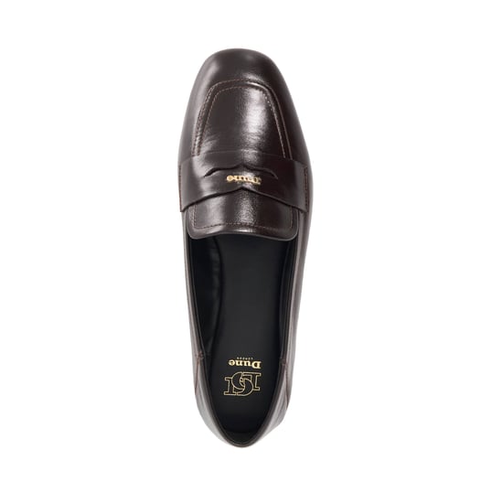 Dune Ladies Glances - Leather Crush Back Logo Penny Loafers - Image 4