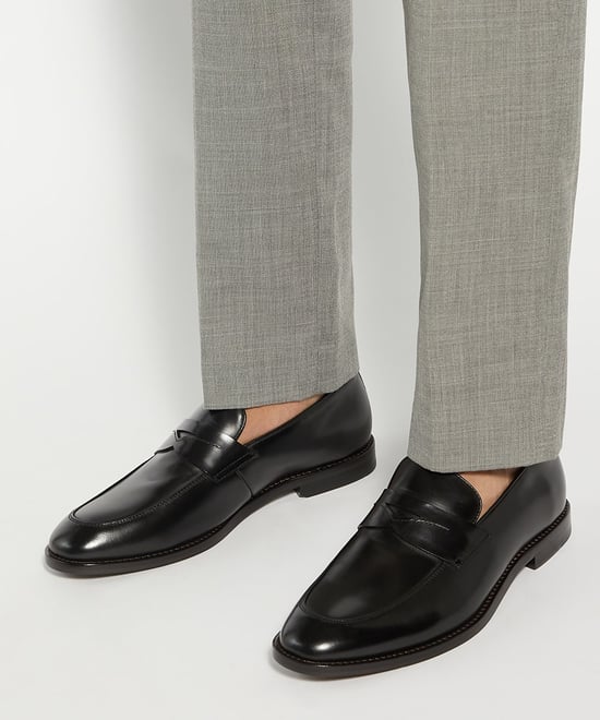 Dune Mens Surrey - Premium Leather Penny Loafers - Image 3