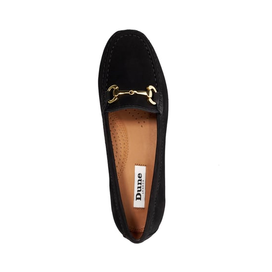 Dune Ladies Glenniee - Suede Snaffle Trim Loafers - Image 4