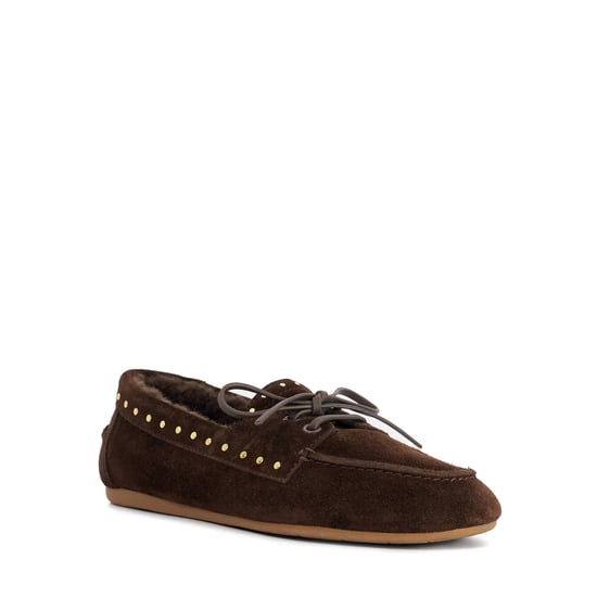 Dune Ladies Gracefull - Studded Faux Fur Lined Moccasins - Image 1