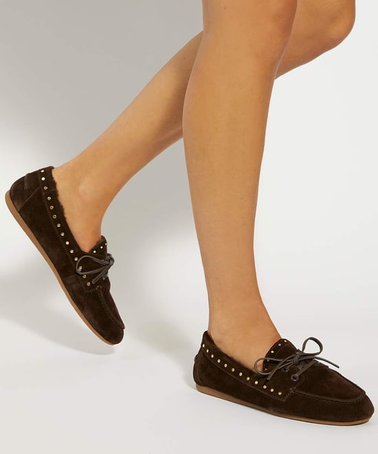 Dune Ladies Gracefull - Studded Faux Fur Lined Moccasins - Image 3