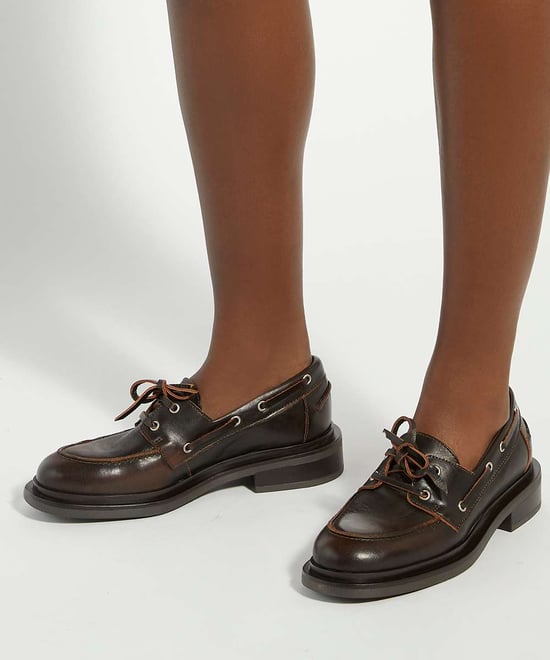 Dune Ladies Giigee - Leather Boat Shoes - Image 3