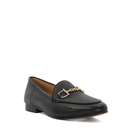 Dune Ladies Wf Glair - Wide Fit Almond Toe Buckle Detail Loafers - Image 1