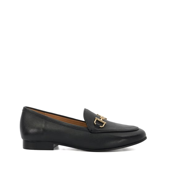 Dune Ladies Wf Glair - Wide Fit Almond Toe Buckle Detail Loafers - Image 2