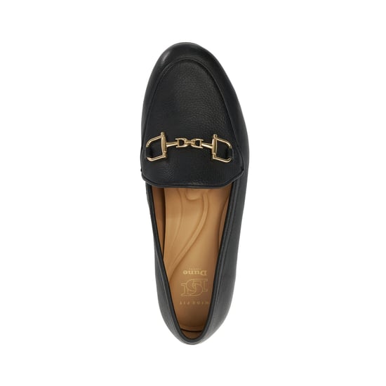 Dune Ladies Wf Glair - Wide Fit Almond Toe Buckle Detail Loafers - Image 4