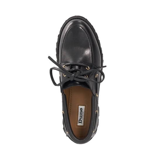 Dune Ladies Griffyn - Leather Round Toe Boat Shoes - Image 4