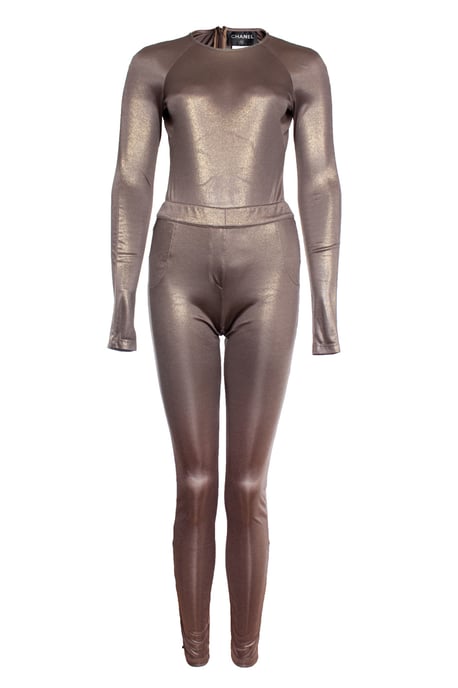 Chanel golden catsuit - Image 2