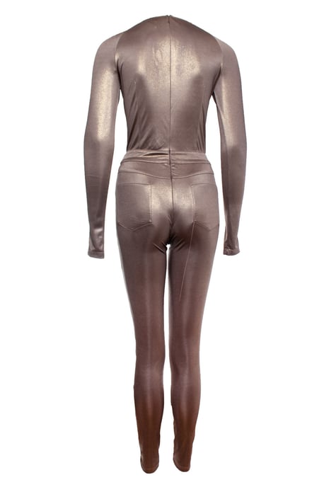 Chanel golden catsuit - Image 6