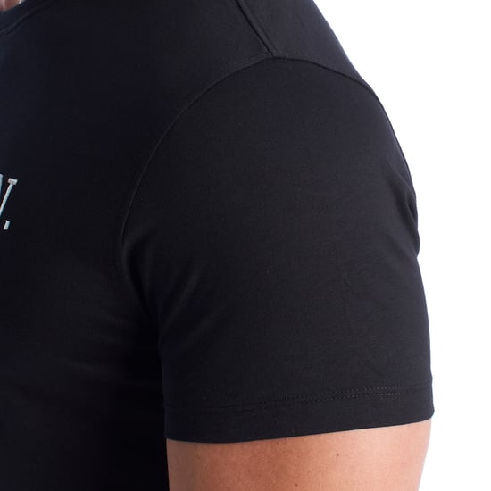 Herren-T-Shirt aus Baumwolle mit kurzen Ärmeln US42154022 - Image 3
