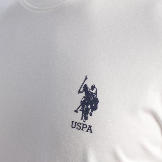 Herren-T-Shirt aus Baumwolle mit kurzen Ärmeln US42154027 - Image 4