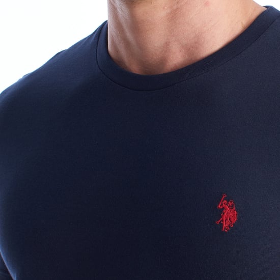 Herren-T-Shirt aus Baumwolle mit kurzen Ärmeln US42154023 - Image 2