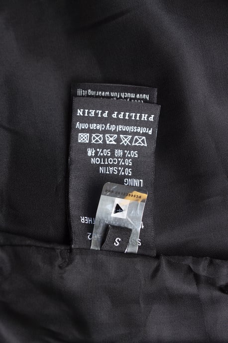 Philipp Plein minikjol med läderfransar - Image 5