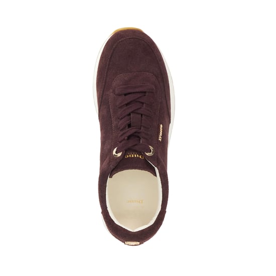 Dune Ladies Ettah - Suede Lace-Up Runner Trainers - Image 4