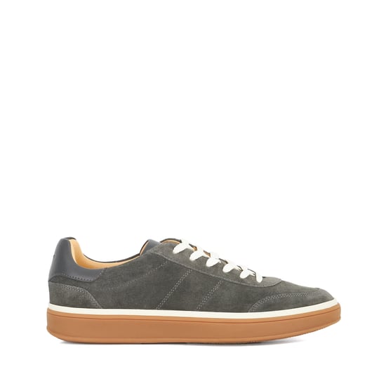 Dune Mens Tony Wf - Wide Fit Suede Lace-Up Trainers - Image 2
