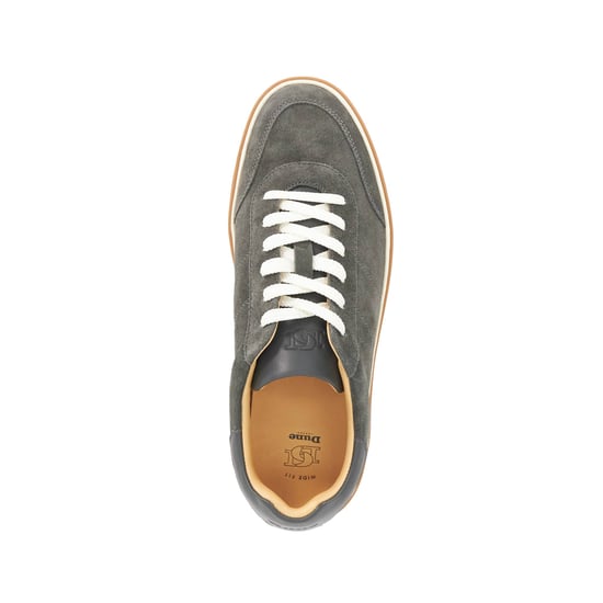Dune Mens Tony Wf - Wide Fit Suede Lace-Up Trainers - Image 4
