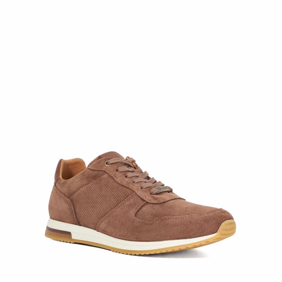 Dune Mens Trilogy - Lace-Up Runner Trainers - Image 1