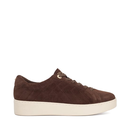 Dune Ladies Egent - Quilted Platform Sole Lace-Up Trainers - Image 2