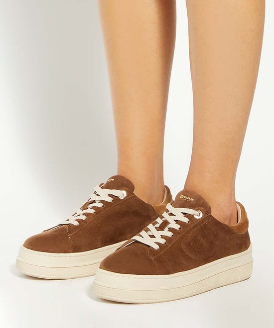 Dune Ladies Eden - Flatform Lace-Up Trainers - Image 3