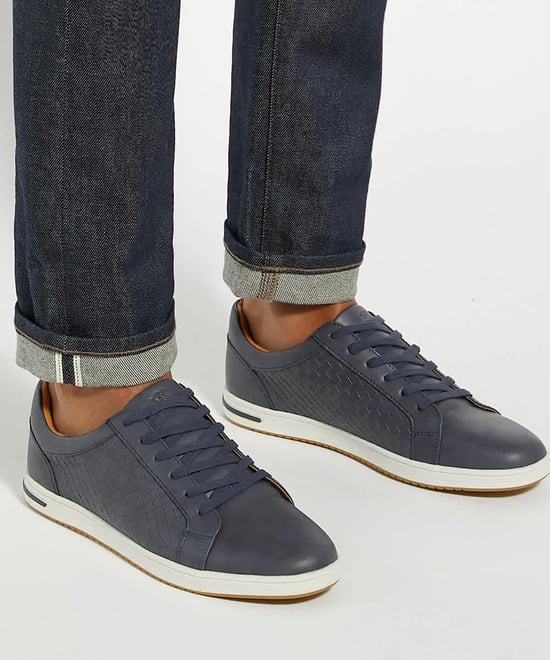 Dune Mens Tezzy Weave Wf - Lace-Up Weave Trainers - Image 3