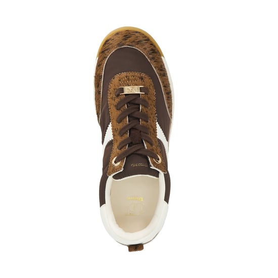 Dune Ladies Elsea - Suede Lace-Up Trainers - Image 4