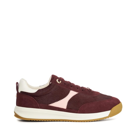 Dune Ladies Elsea - Suede Lace-Up Trainers - Image 2