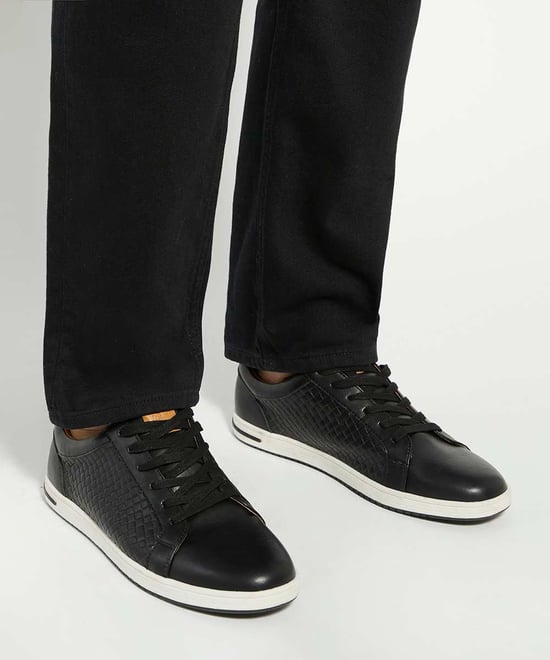 Dune Mens Tezzy Weave Wf - Lace-Up Weave Trainers - Image 3