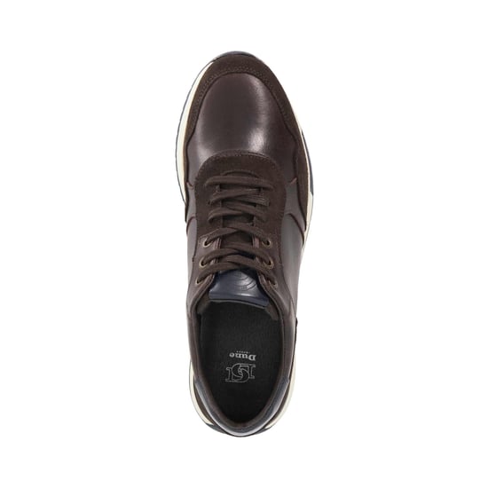 Dune Mens Thornbury - Leather Lace Up Trainers - Image 4
