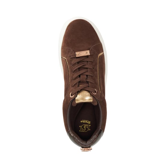 Dune Ladies Emmelino - Suede Lace Up Chunky Trainers - Image 4