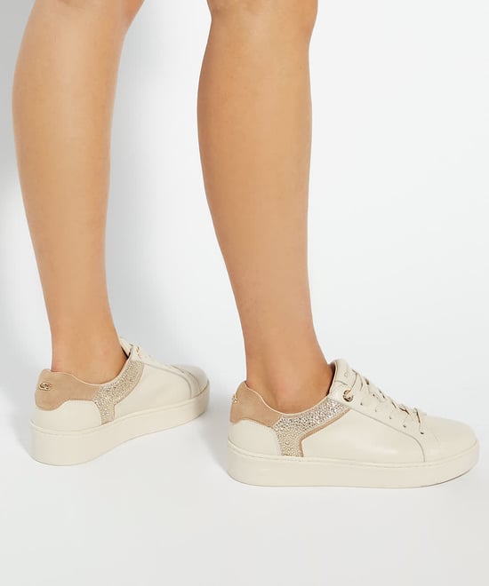 Dune Ladies Elli - Lace Up Chunky Flatform Trainers - Image 3
