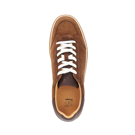 Dune Mens Tony - Suede Lace-Up Trainers - Image 4