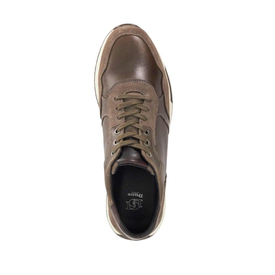 Dune Mens Thornbury - Leather Lace Up Trainers - Image 4