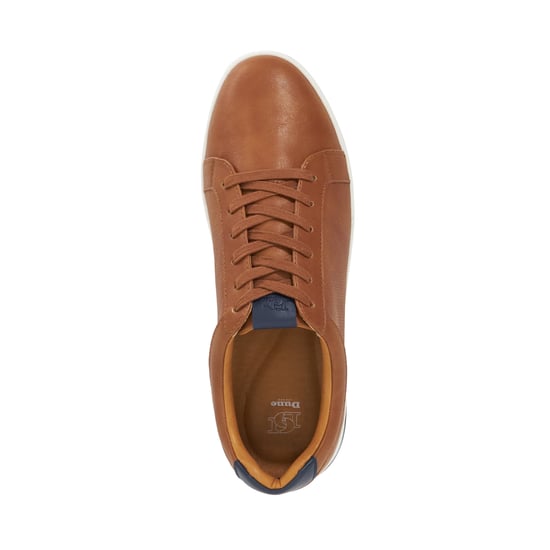 Dune Mens Tezzy - Perforated Lace-Up Trainers - Image 4
