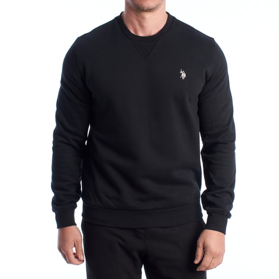 Herren-Fleece-Sweatshirt mit Rundhalsausschnitt US42187035 - Image 1