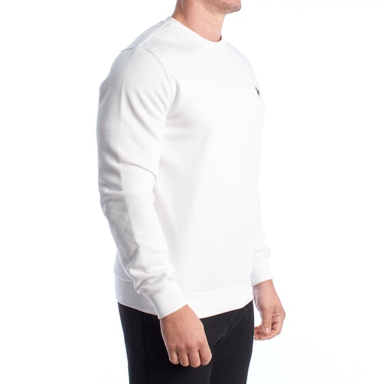 Herren-Fleece-Sweatshirt mit Rundhalsausschnitt US42187035 - Image 3
