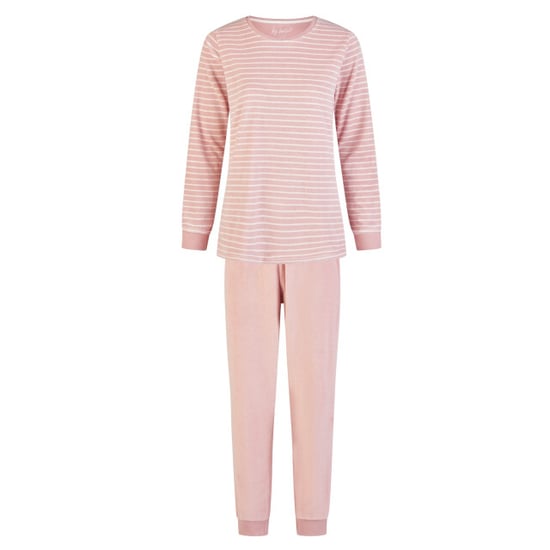 By Louise Dames winter pyjama set lang badstof gestreept - Image 1
