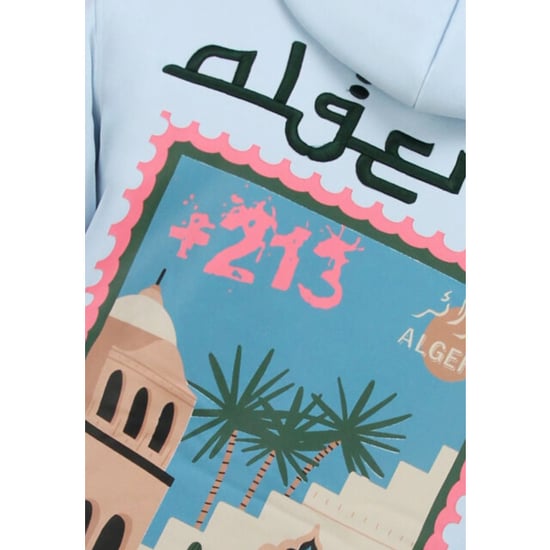 Top-Star Oversized hoodie met capuchon algerie print - Image 6