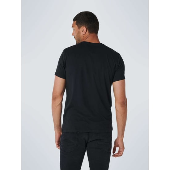 No Excess T-shirt crewneck solid basic black - Image 6