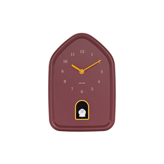 Karlsson wandklok modern doggy bordeaux- Ø29,1cm - Image 1