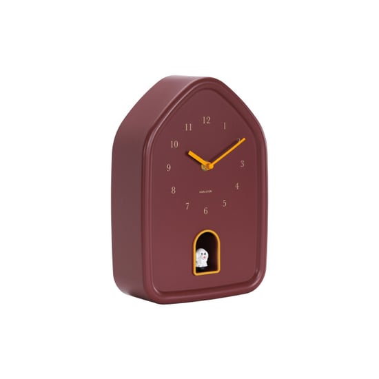 Karlsson wandklok modern doggy bordeaux- Ø29,1cm - Image 3