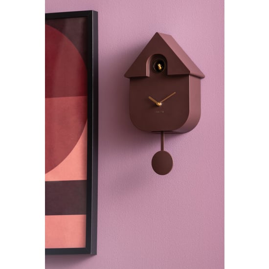 Karlsson wandklok modern cuckoo oro earth brown - Image 3