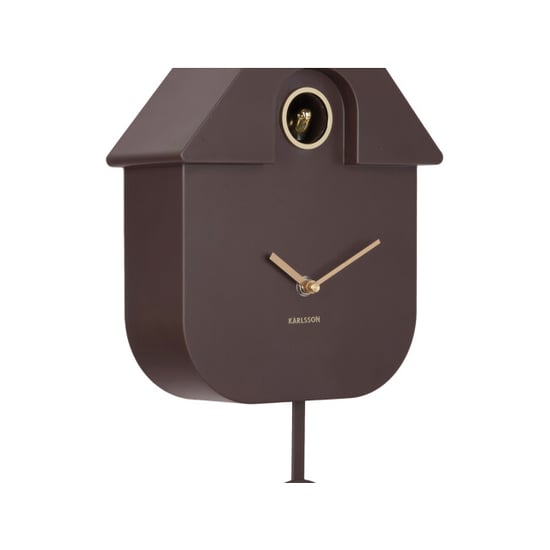 Karlsson wandklok modern cuckoo oro earth brown - Image 4