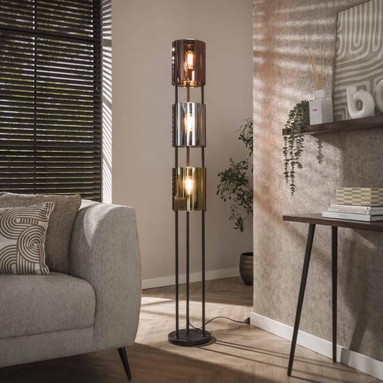 Hoyz vloerlamp lucente tricolore 3-lichts artic - Image 1