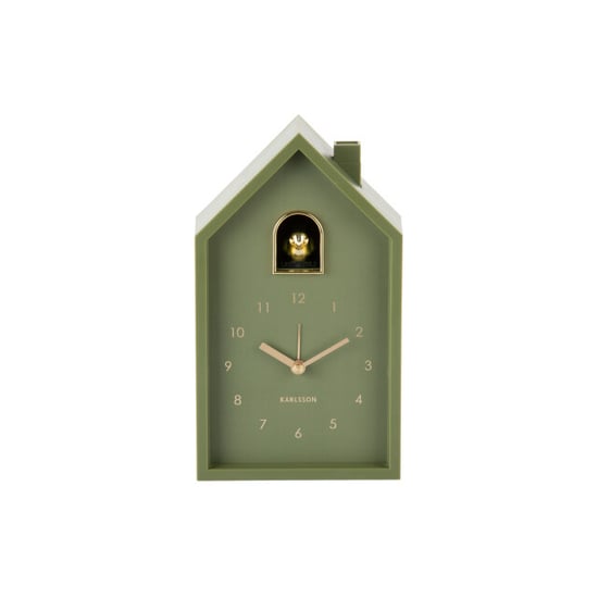 Karlsson wekker modern cuckoo oro luxury green - Image 4