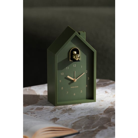 Karlsson wekker modern cuckoo oro luxury green - Image 5