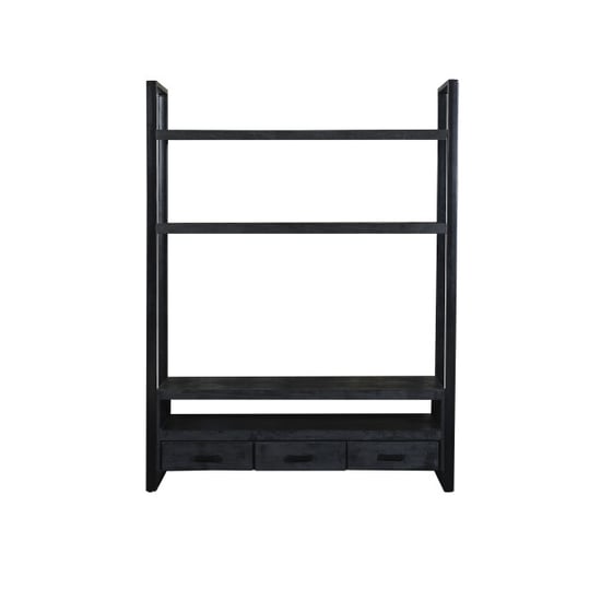 Livingfurn tv meubel norris high 200x150x45 cm mangohout / gecoat staal - Image 5